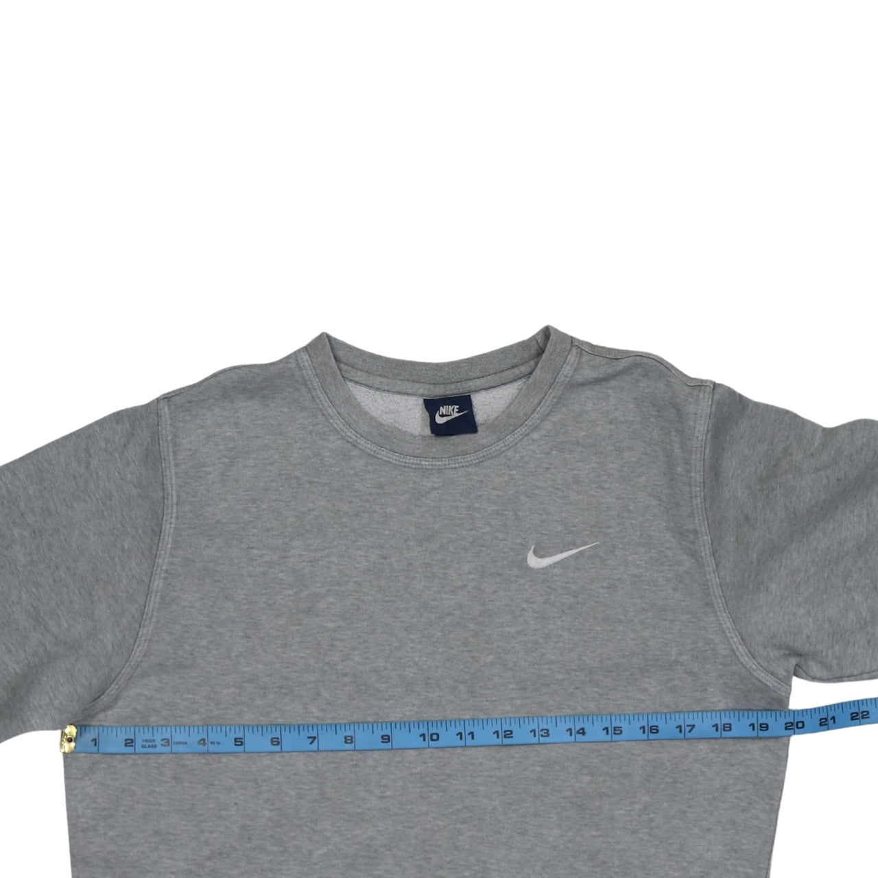 Nike Men's Grey Crew Neck Pullover Sweatshirt Size S Regular Fit