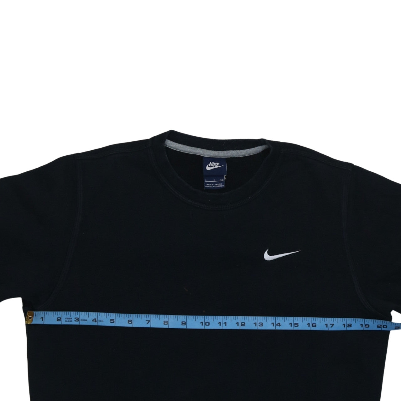 Nike Men's Black Small Pullover Crew Neck Fleece Sweatshirt