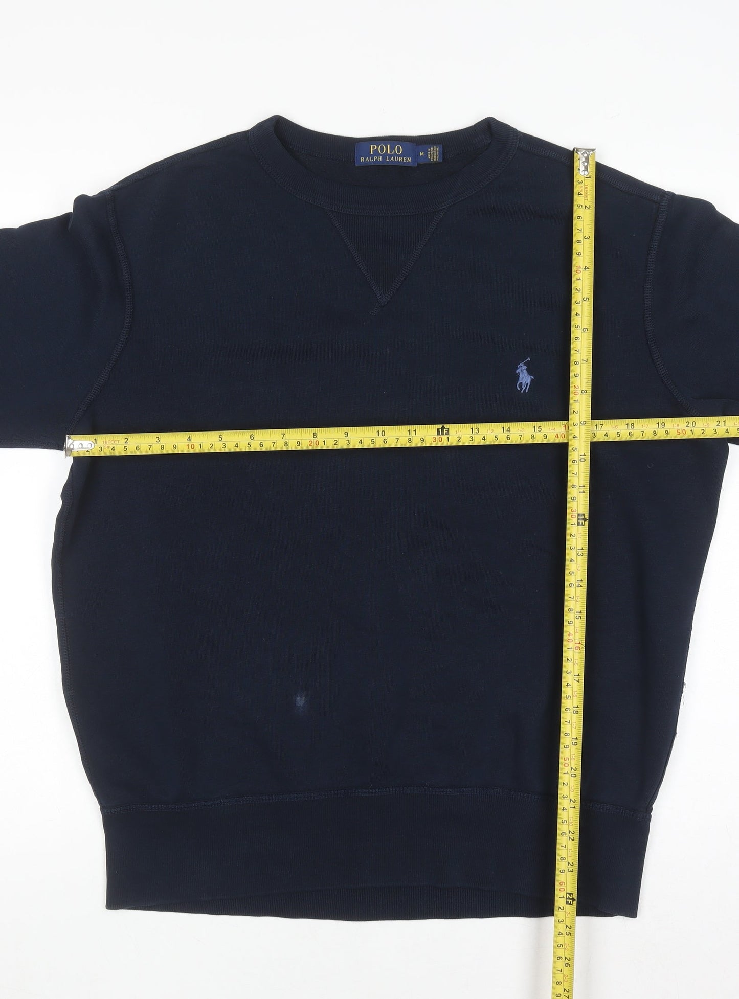 Ralph Lauren Men's Blue Crew Neck Pullover Sweatshirt M
