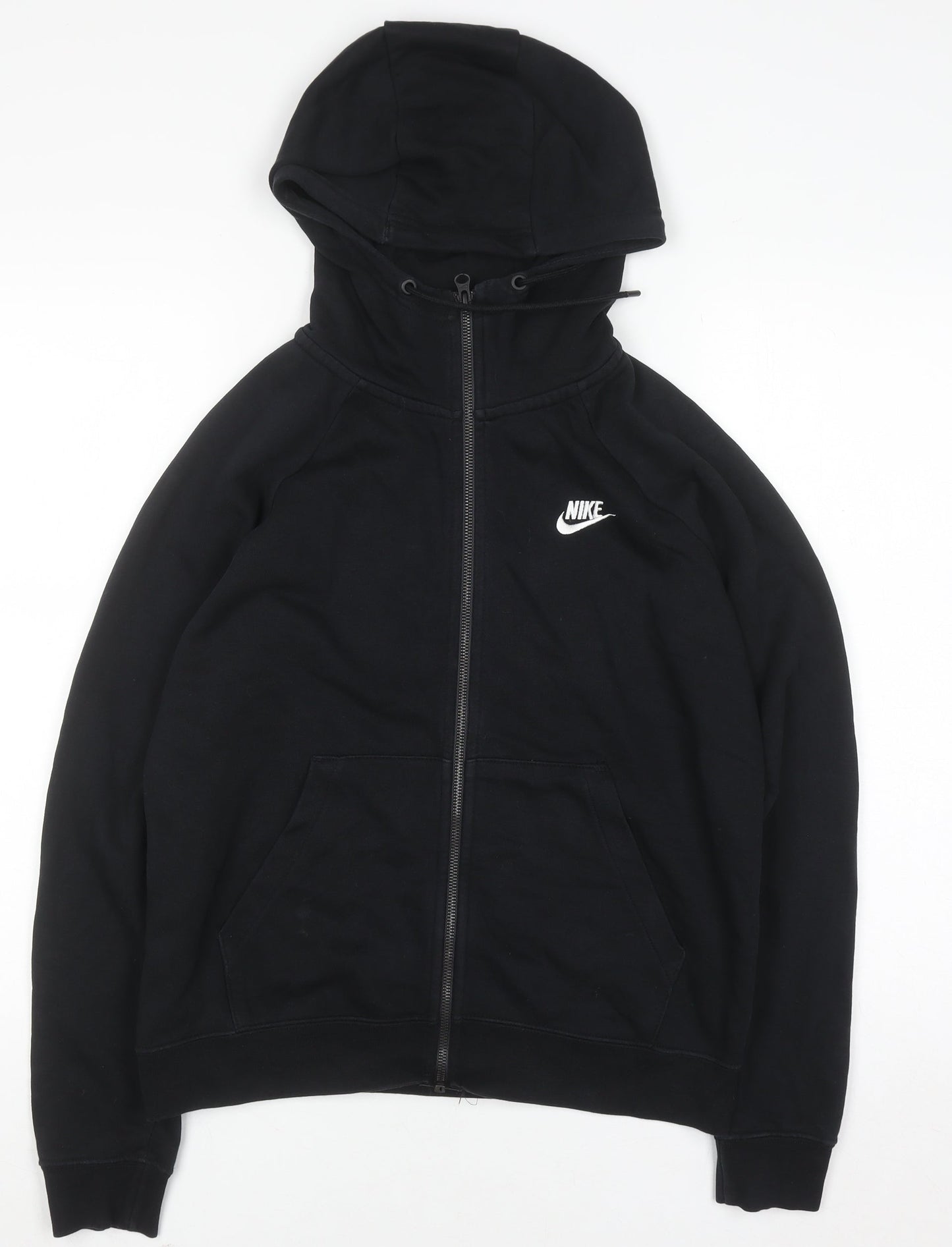Nike Men's Black Small Full Zip Hoodie Fleece Sweatshirt