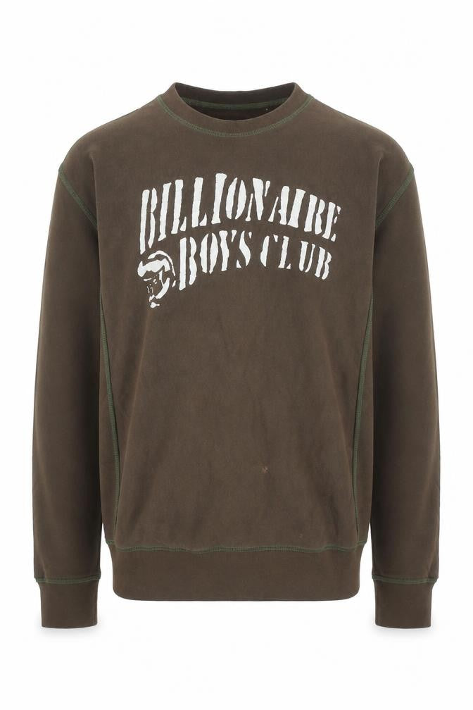 Billionaire Boys Club Mens Brown Medium Pullover Sweatshirt Logo Graphic
