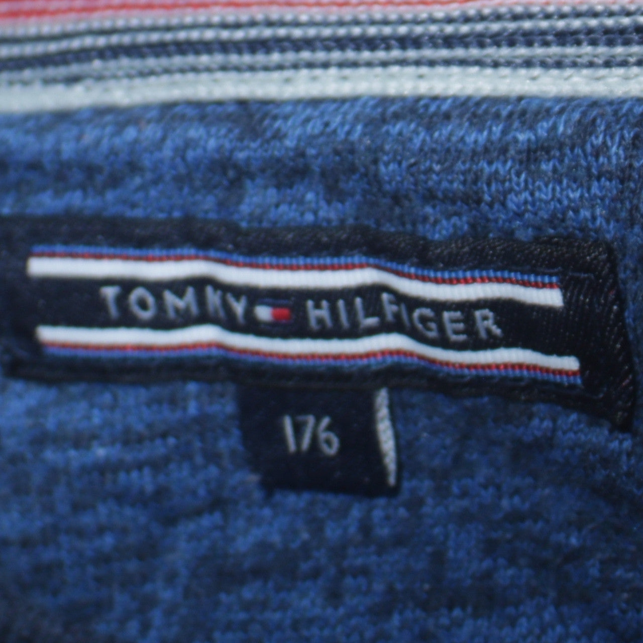 Tommy Hilfiger Men's Blue Crew Neck Regular Fit Sweatshirt L