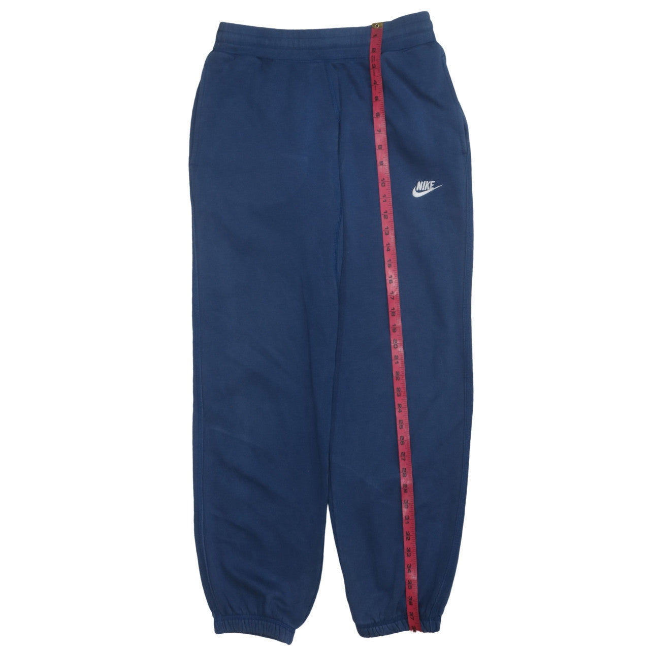 Nike Men Blue Regular Fit Jogger Sweatpants M Cotton Blend Tapered