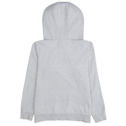 Adidas Womens Grey Pink Hooded Pullover Sweatshirt L