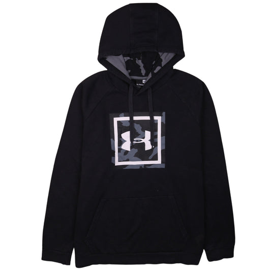 Under Armour Men's Black XL Pullover Hoodie with Logo