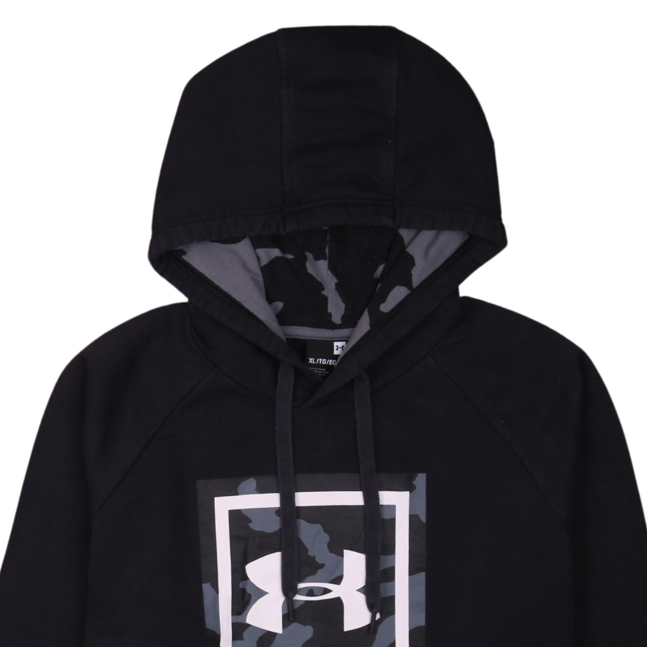 Under Armour Men's Black XL Pullover Hoodie with Logo