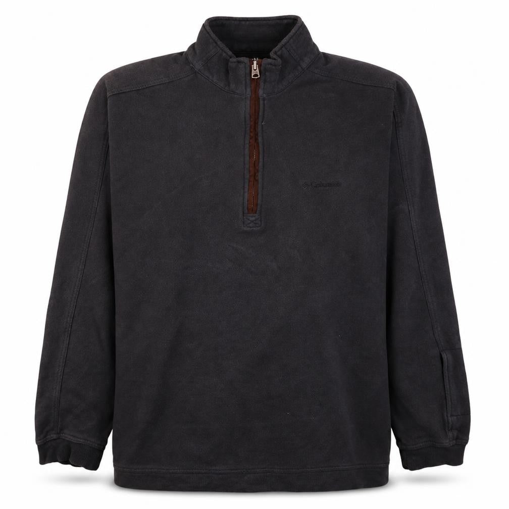 Columbia Men's Black XL Fleece 1/4 Zip Pullover Sweatshirt
