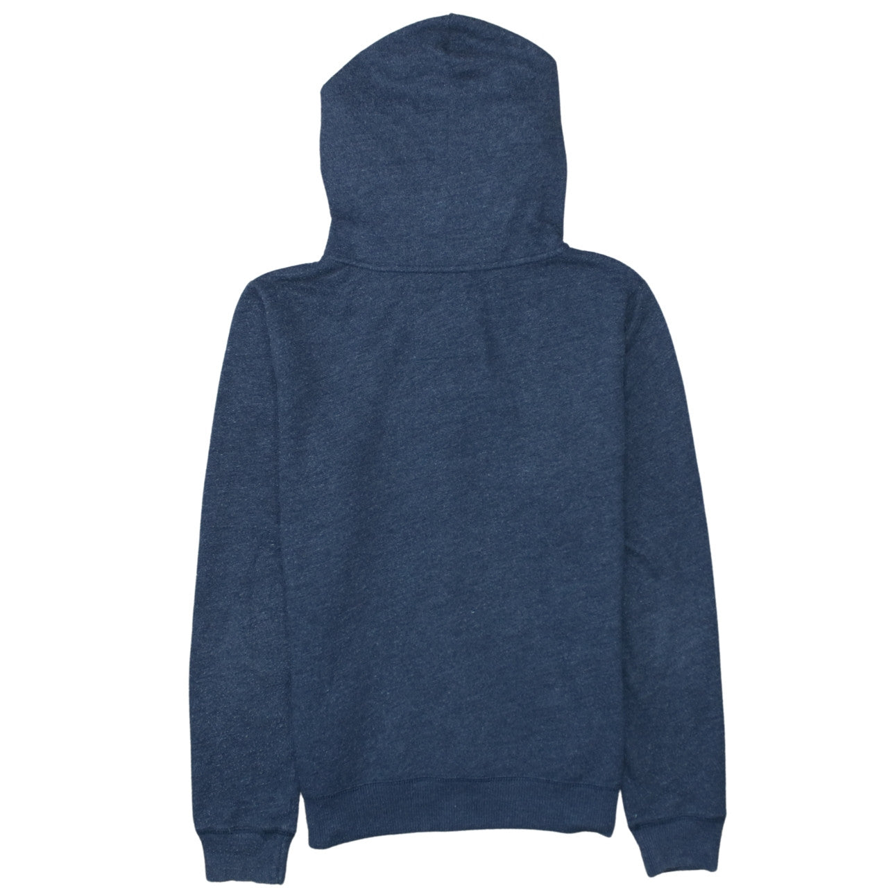 Hollister Womens Navy Blue Full Zip Hoodie L Casual Cotton Blend