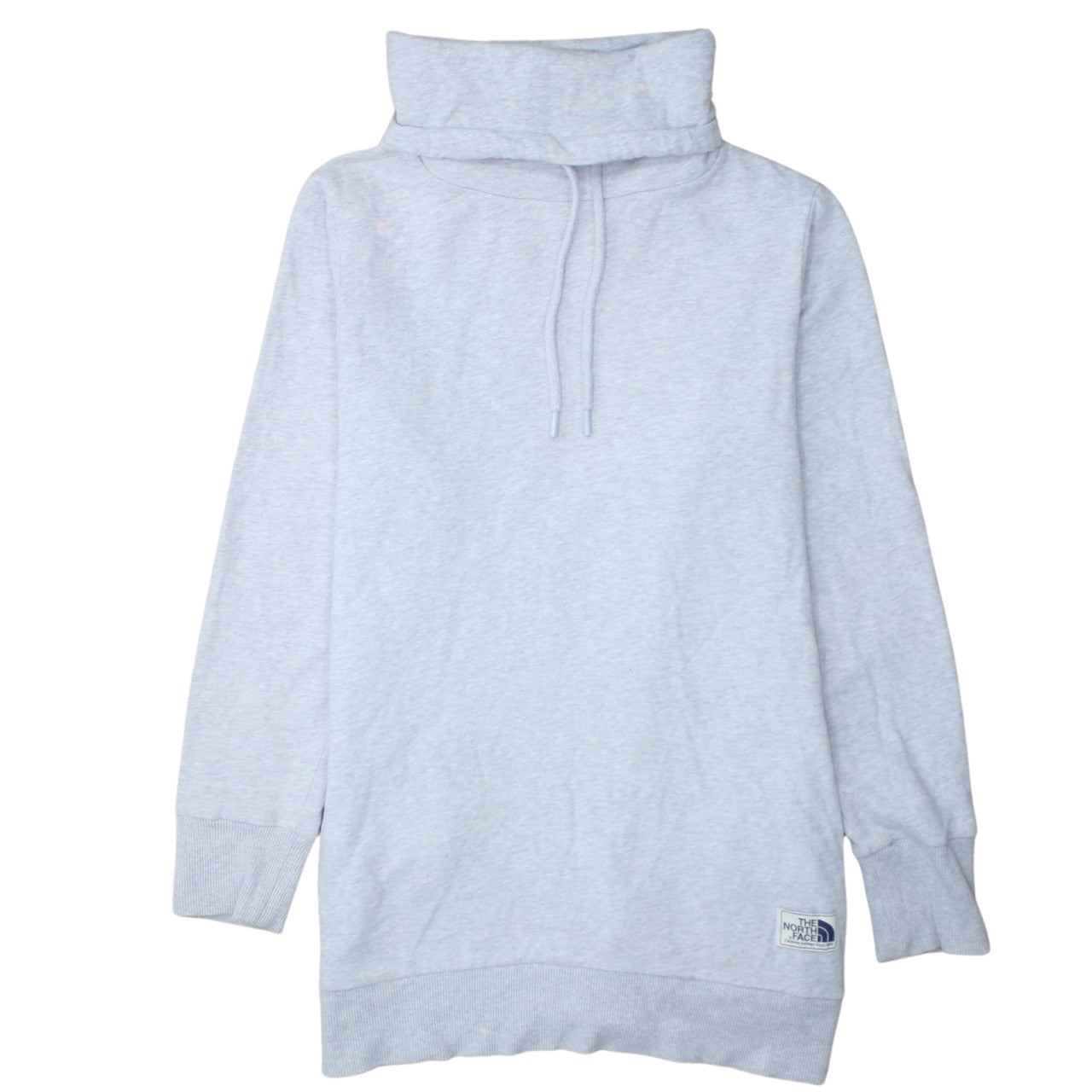 The North Face Women’s Light Grey Pullover Hoodie Size L Cotton Blend