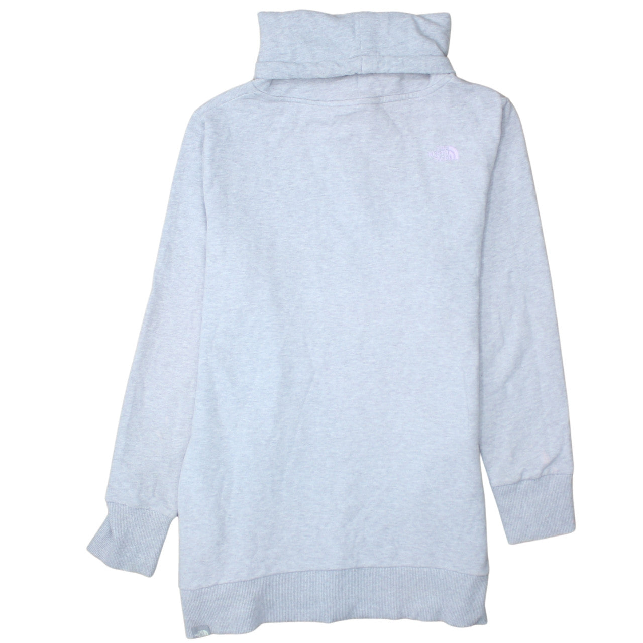 The North Face Women’s Light Grey Pullover Hoodie Size L Cotton Blend