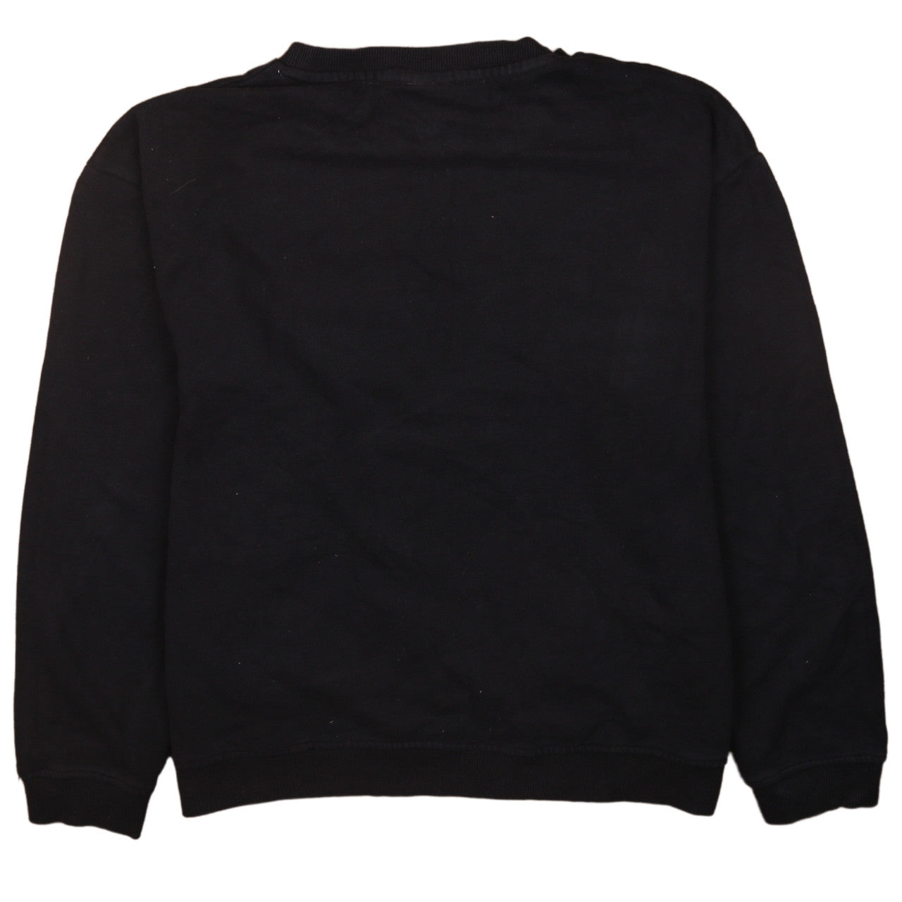 Ellesse Women Black Crew Neck Pullover Sweatshirt UK 14