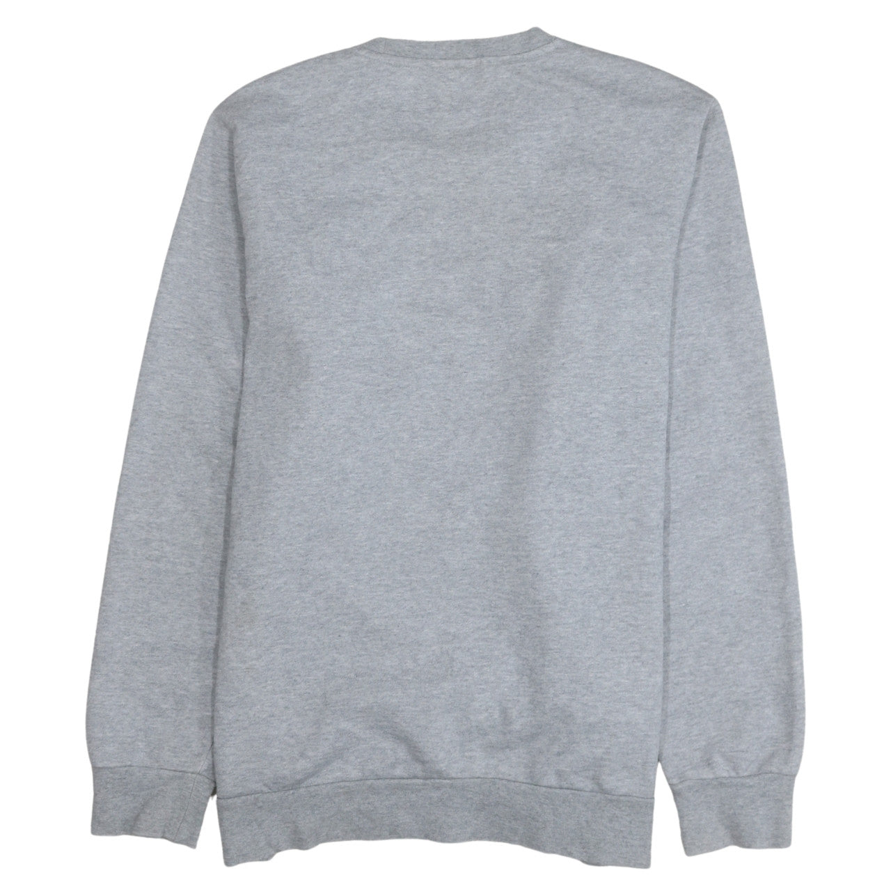 Adidas Mens Grey L Climalite Pullover Sweatshirt Crew Neck Logo