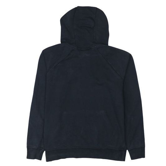 Nike Women Black Medium Pullover Hoodie Cotton Blend Logo Sportswear