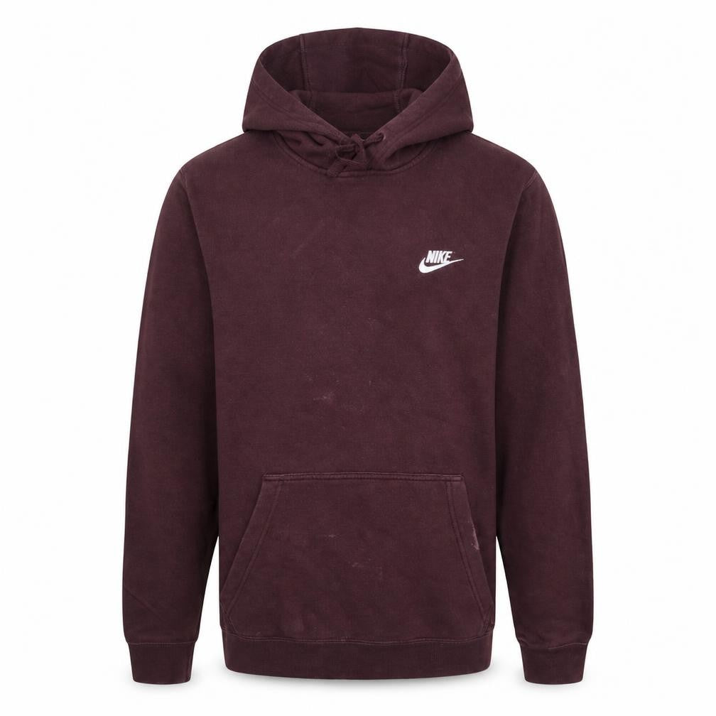 Nike Men's Purple Small Pullover Hoodie with Logo