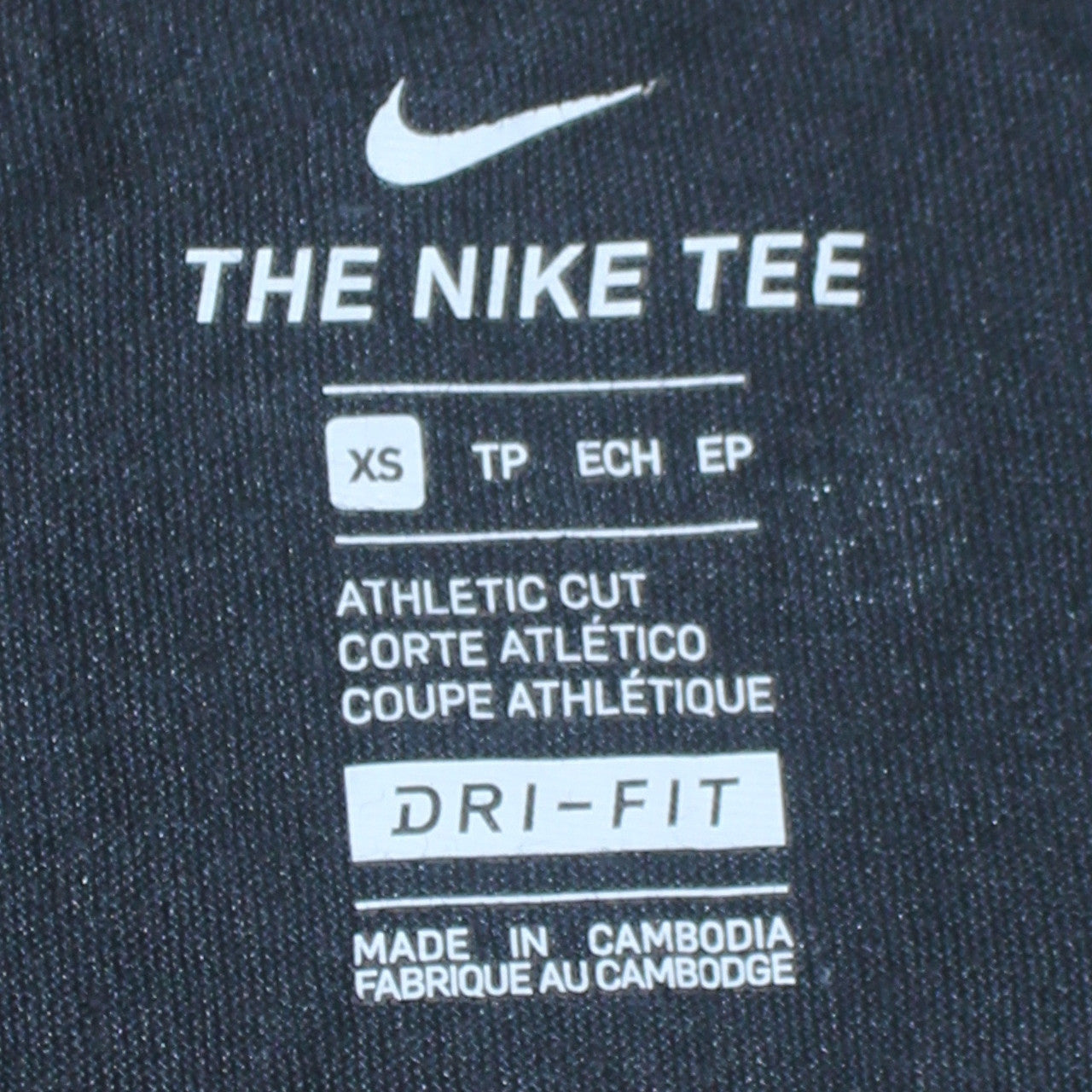 Nike Men's Black XS Dri-Fit Athletic Graphic T-Shirt