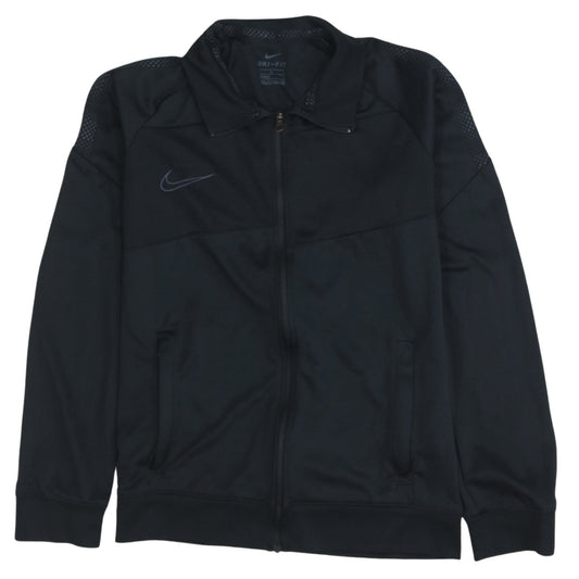 Nike Boys Black Dri-FIT Full Zip Hoodie Jacket L (147-158cm) Polyester