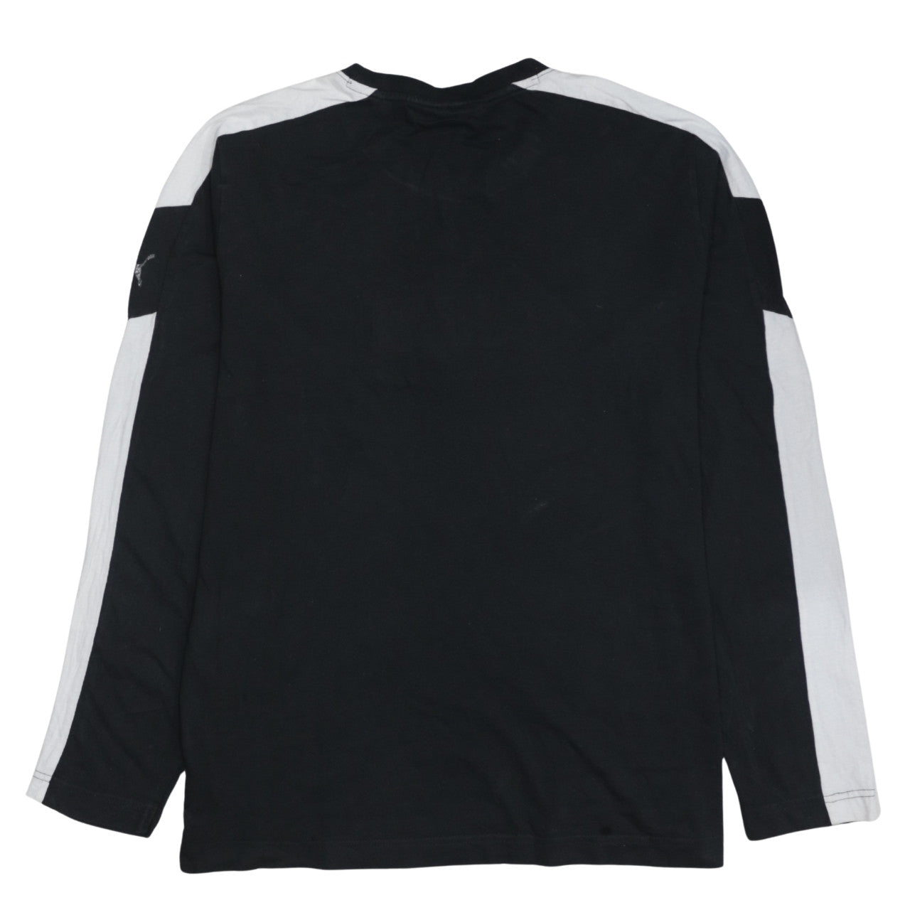Puma Men's Black Long Sleeve Logo Sports T-Shirt Size L