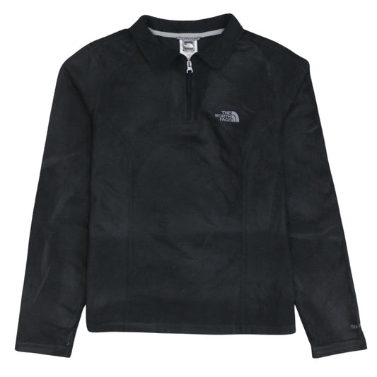 The North Face Womens Black XS 1/4 Zip Fleece Sweatshirt