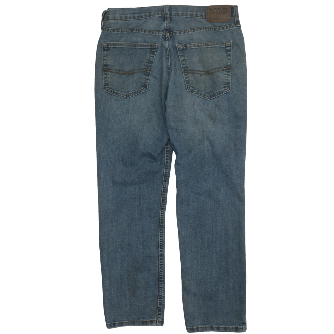Levi's Men's Blue Medium Wash Straight Jeans Size 34x32