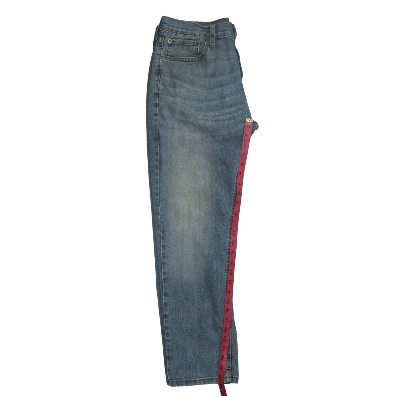 Levi's Men's Blue Medium Wash Straight Jeans Size 34x32