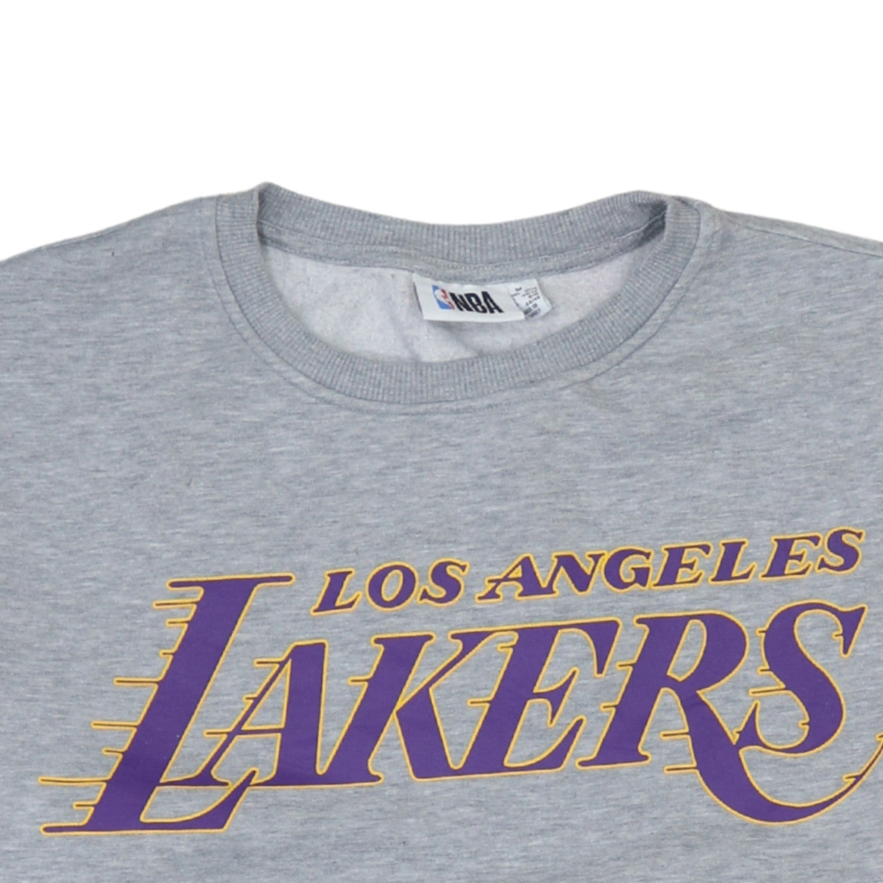 NBA Los Angeles Lakers Grey Sweatshirt Women’s M Graphic Crew Neck