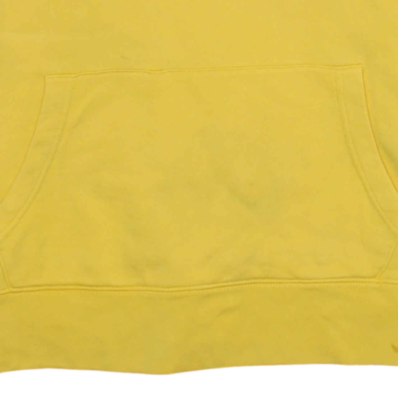 Tommy Hilfiger Men Yellow Small Pullover Hoodie Embroidered Logo