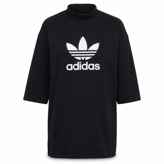 Adidas x Pharrell Williams Women's Black Tunic Sweatshirt L Long Sleeve Logo