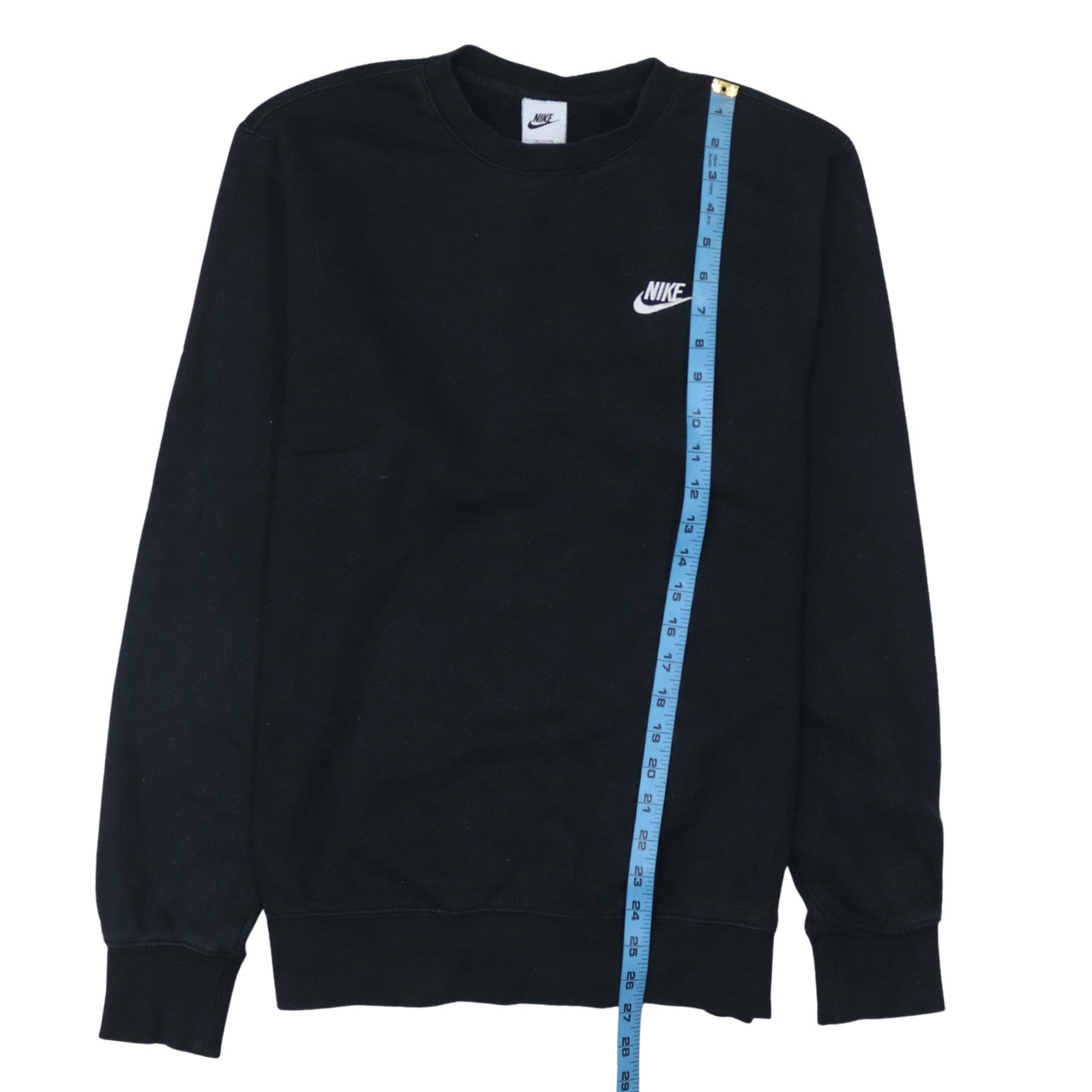 Nike Men's Black Small Crew Neck Pullover Sweatshirt