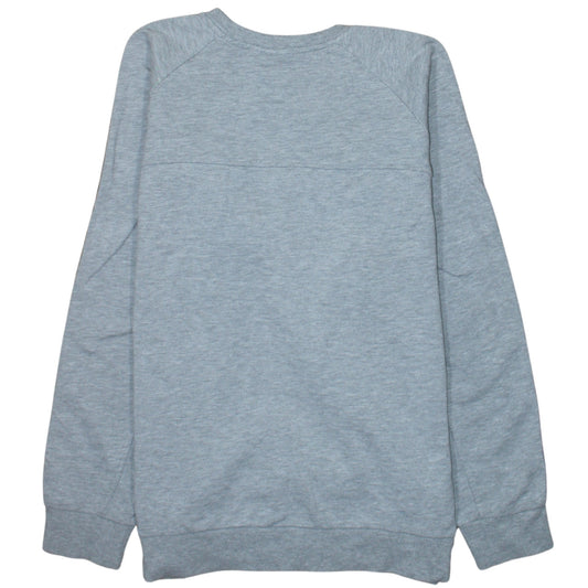 Adidas Men's Grey Crew Neck Performance Essentials Sweatshirt L