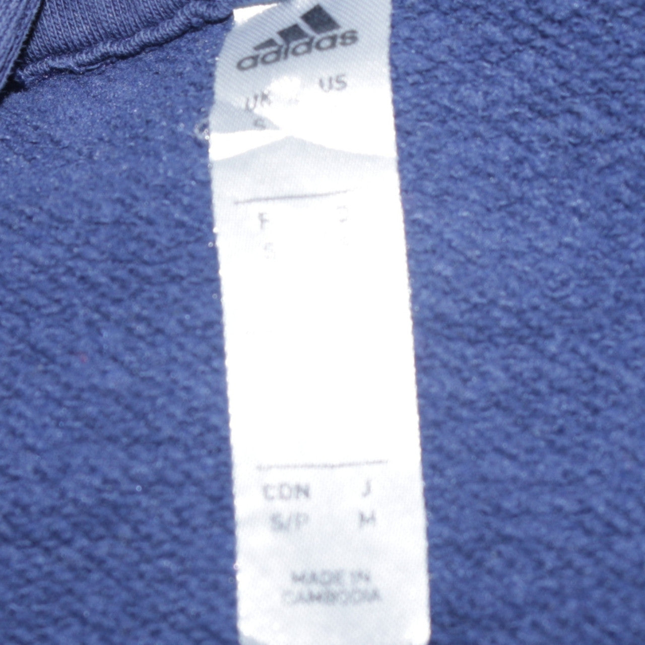 Adidas Men's Blue Edge Hill University Pullover Hoodie Size S
