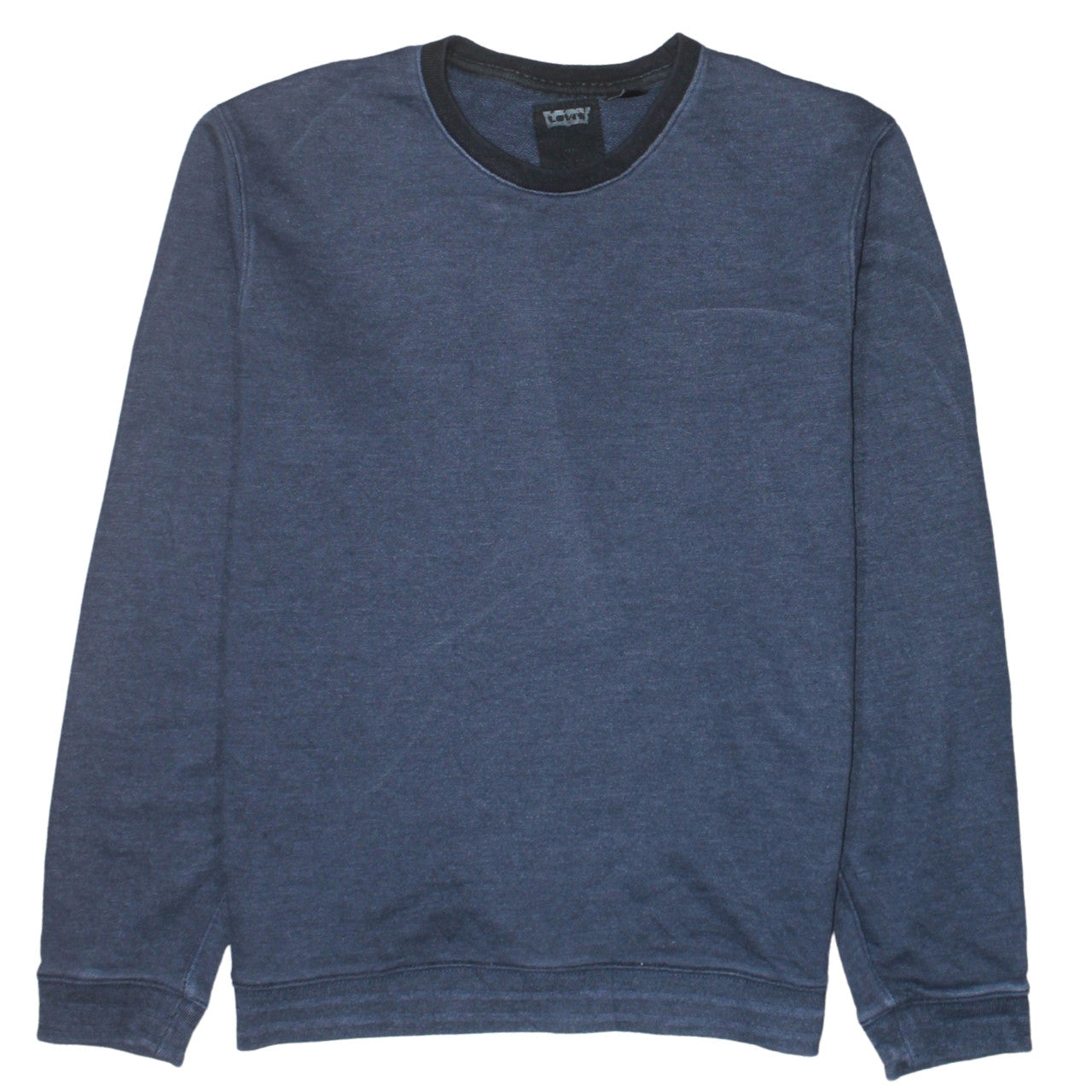 Levi's Men's Blue Crew Neck Fleece Sweatshirt Size M