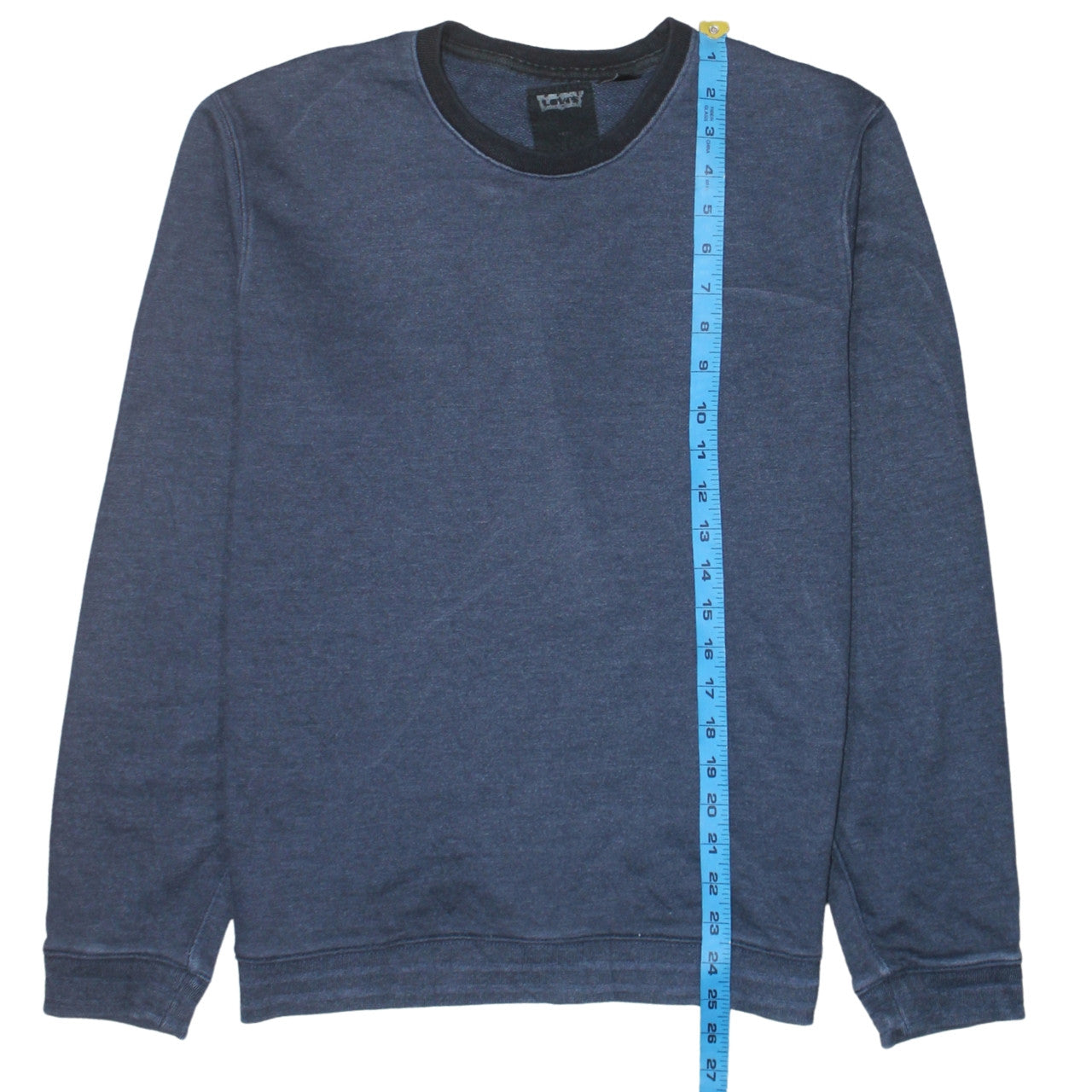 Levi's Men's Blue Crew Neck Fleece Sweatshirt Size M