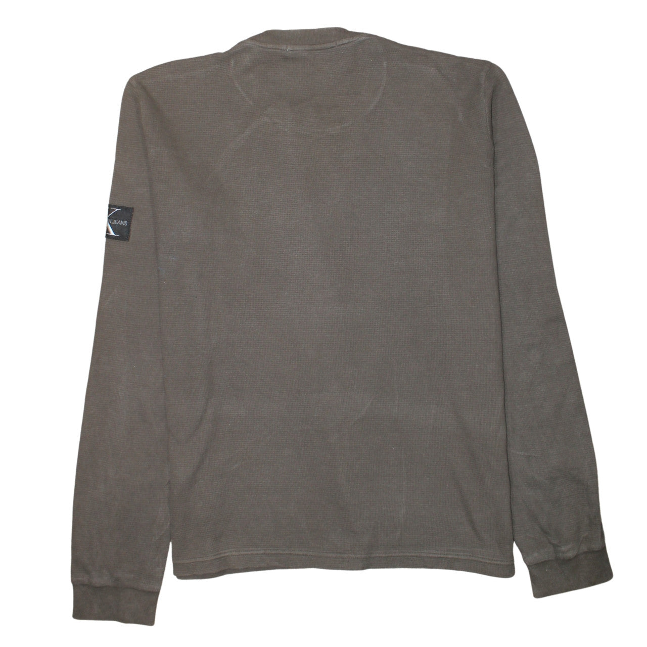 Calvin Klein Jeans Men's Brown 2XL Cotton Crew Neck Sweatshirt
