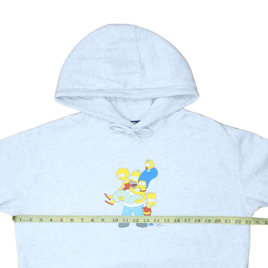 Primark The Simpsons Women's Grey Hoodie Size M 12/14 Pullover