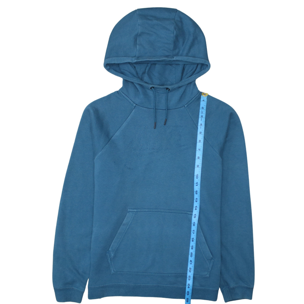Nike Men's Blue Pullover Hoodie Size M Regular Fit Cotton Blend