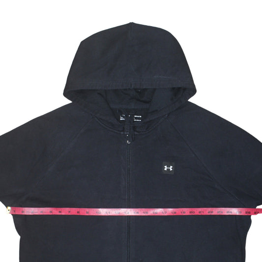 Under Armour Men’s Black Full Zip Hoodie 3XLT ColdGear Fleece