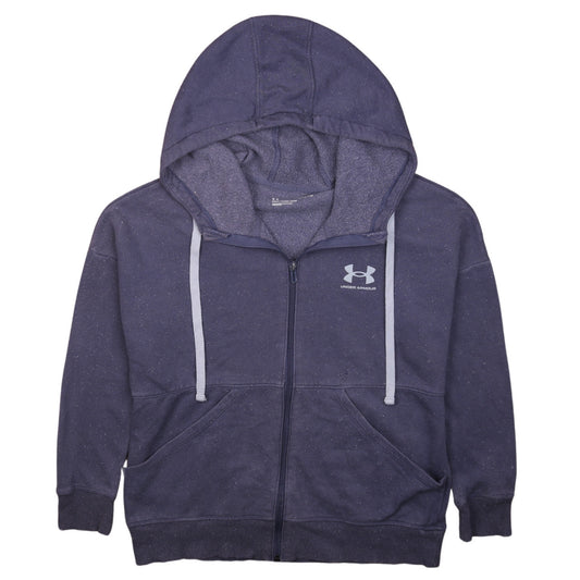 Under Armour Men's Blue Full Zip Hoodie XS Fleece Lined