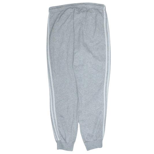 Adidas Women Grey Sweatpants Joggers Size 12-14 Elastic Waist