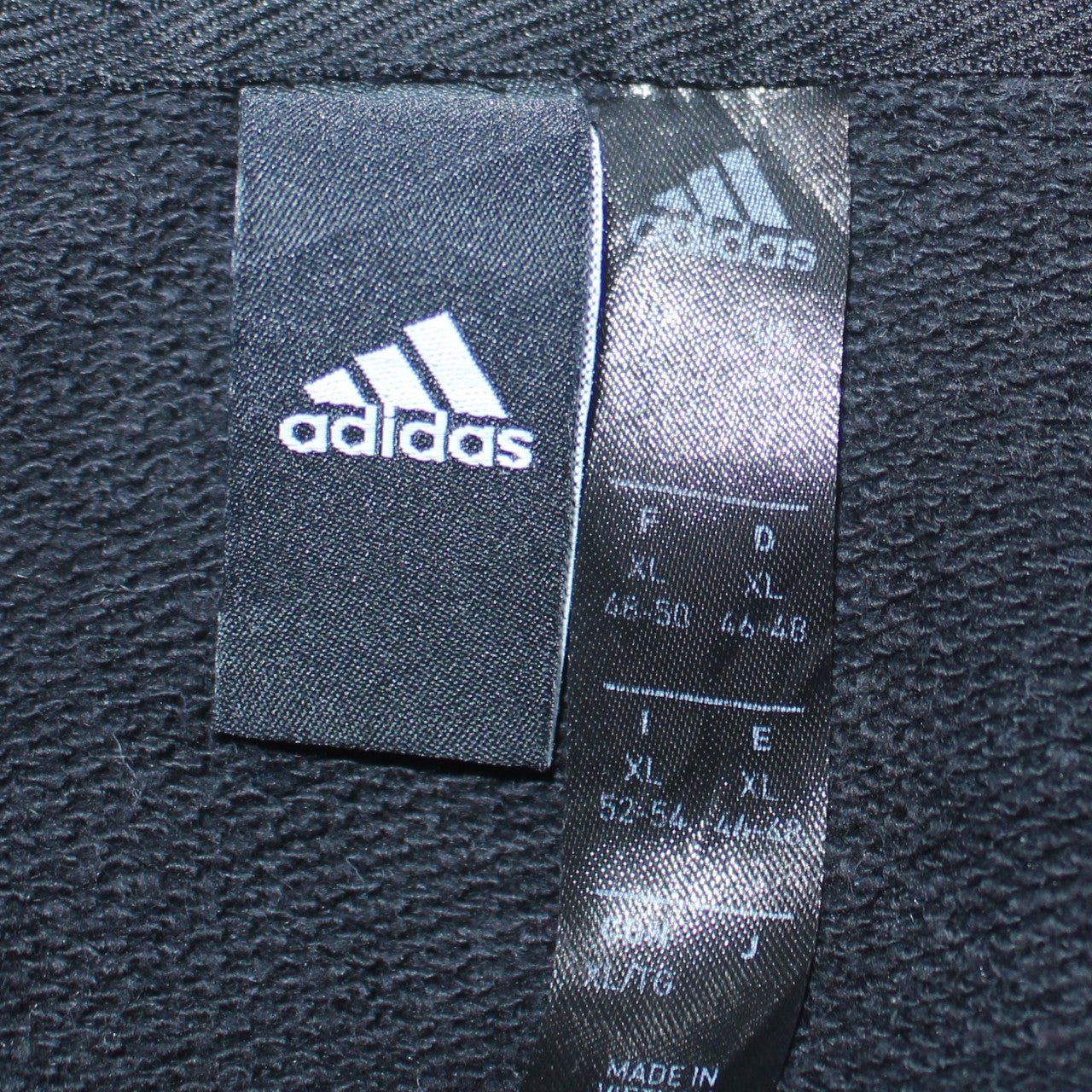 Adidas Womens Black Full Zip Hoodie XL Classic Stripe Casual