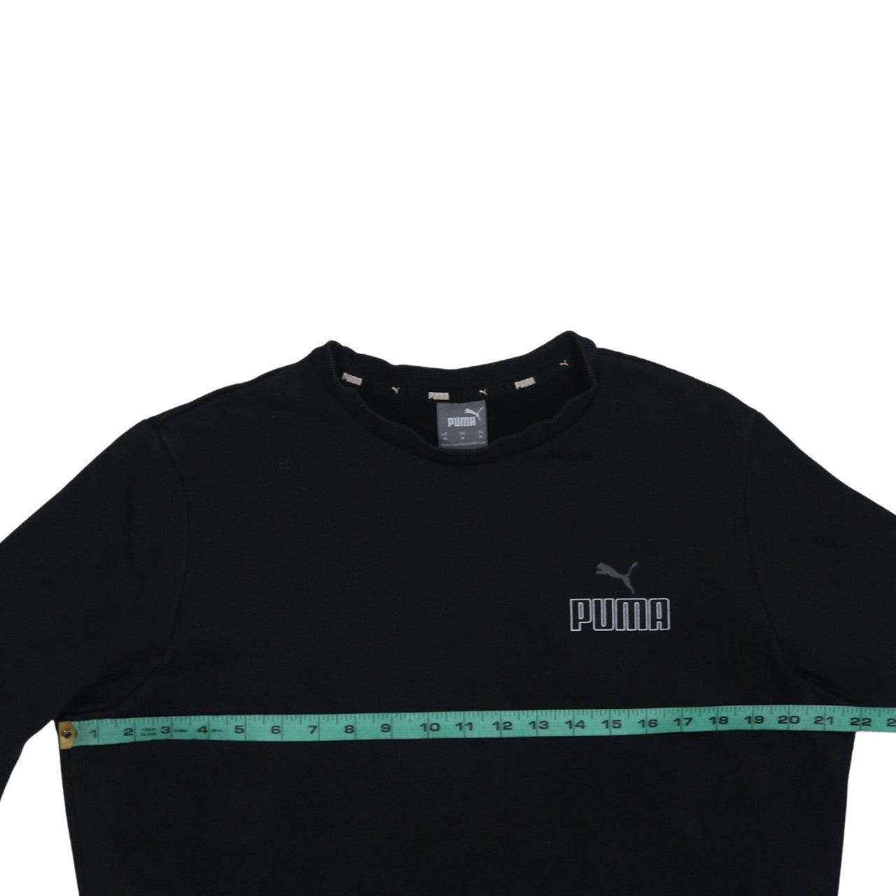 Puma Men’s Black Crew Neck Pullover Sweatshirt M