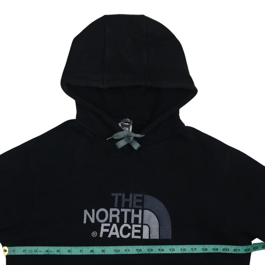 The North Face Mens Black Pullover Hoodie L Fleece Logo Sweatshirt
