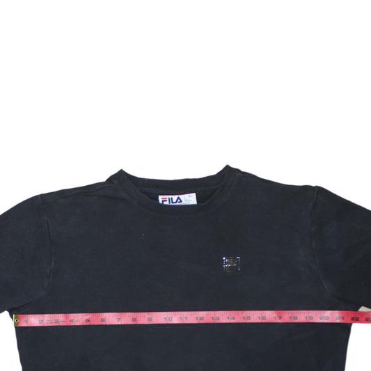 FILA Men's Black Crew Neck Pullover Sweatshirt Size S