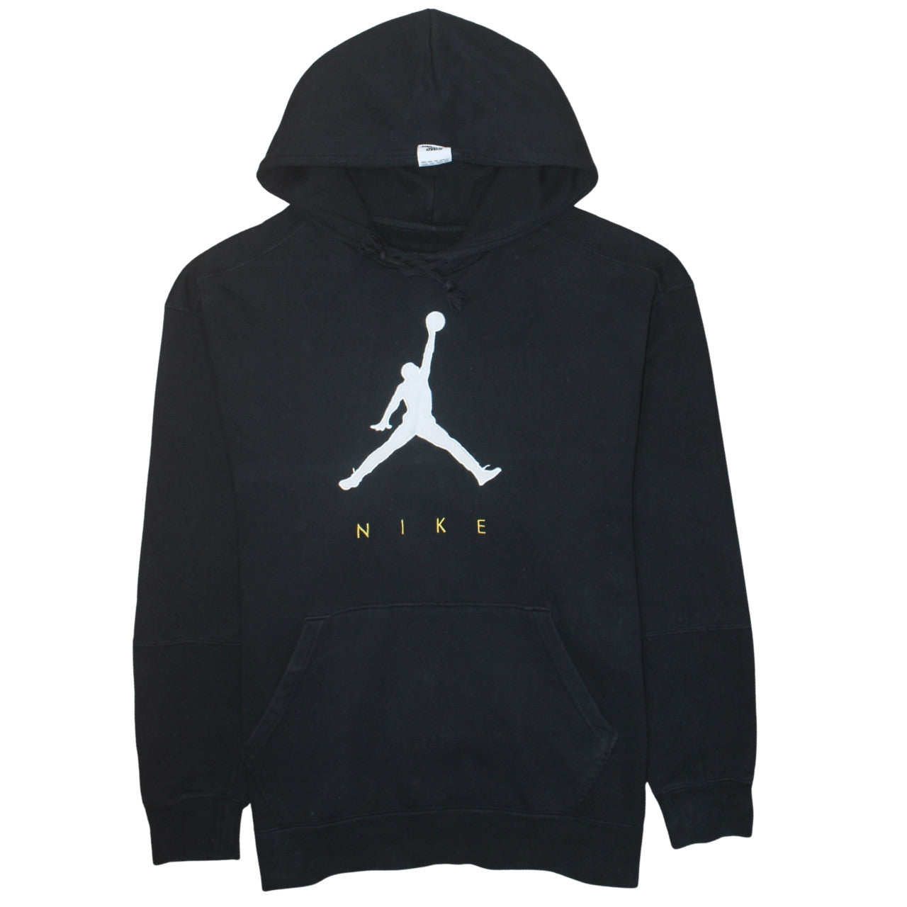 Nike Jordan Men's Black 2XL Pullover Hoodie with Logo