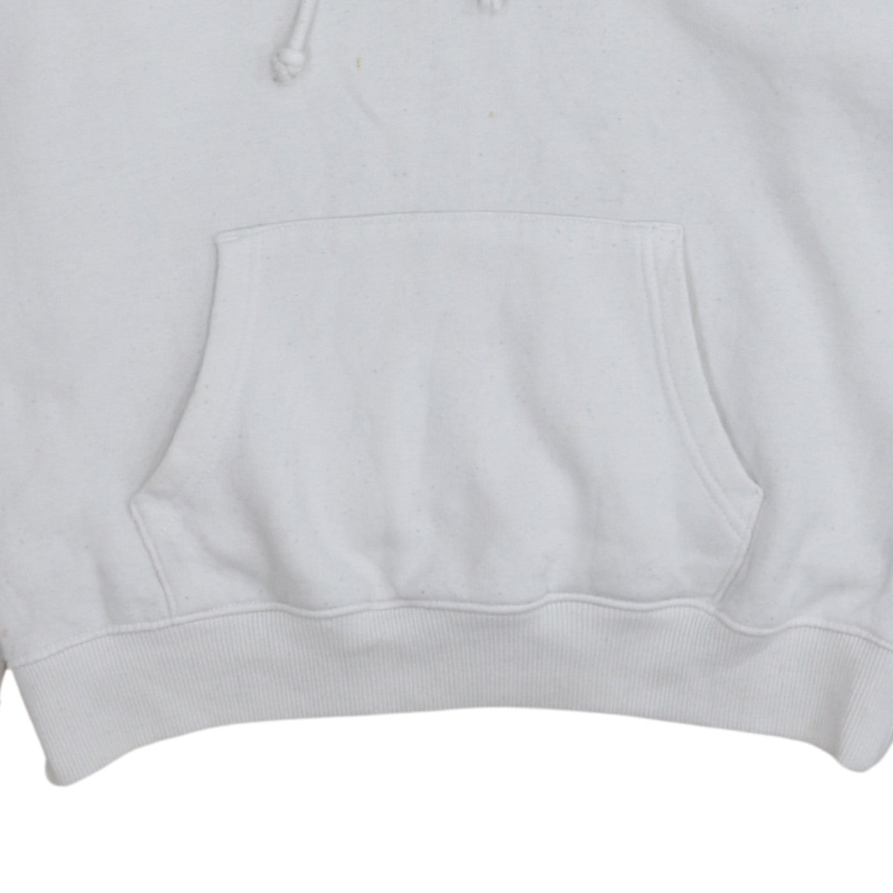 Tommy Jeans Men's White Hoodie M Pullover Graphic Logo Fleece