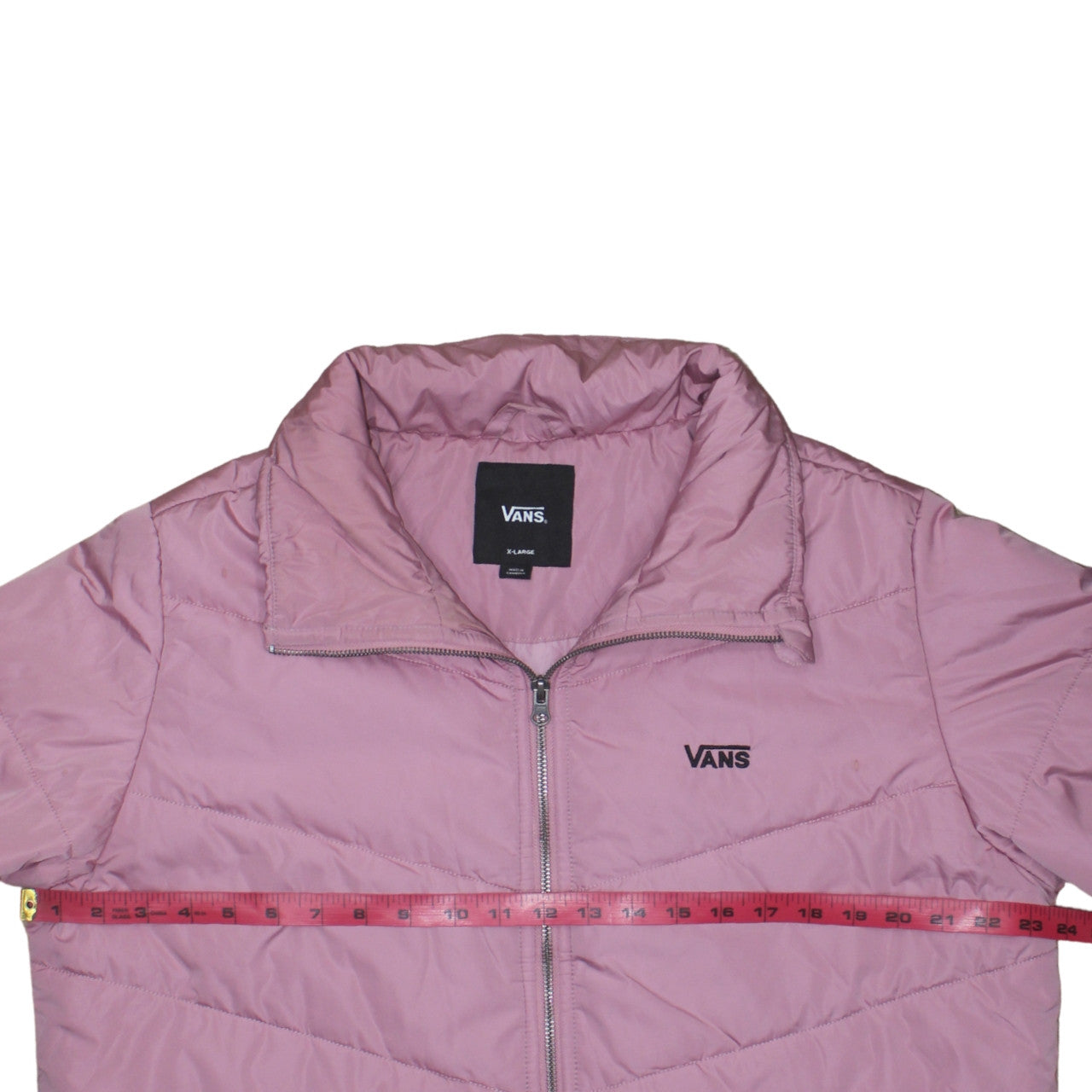 Vans Women’s Pink Puffer Jacket XL Lightweight Quilted Casual