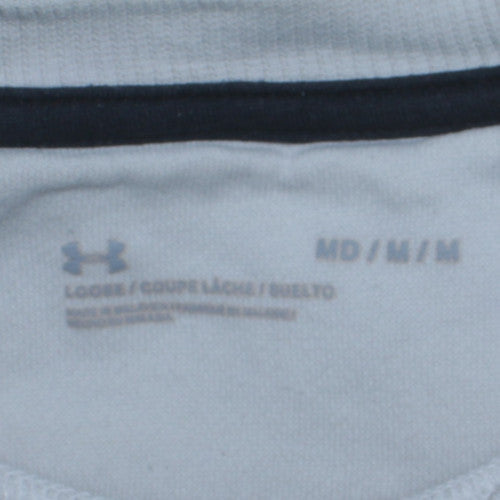 Under Armour Mens Grey Crew Neck Sweatshirt M Classic Fit