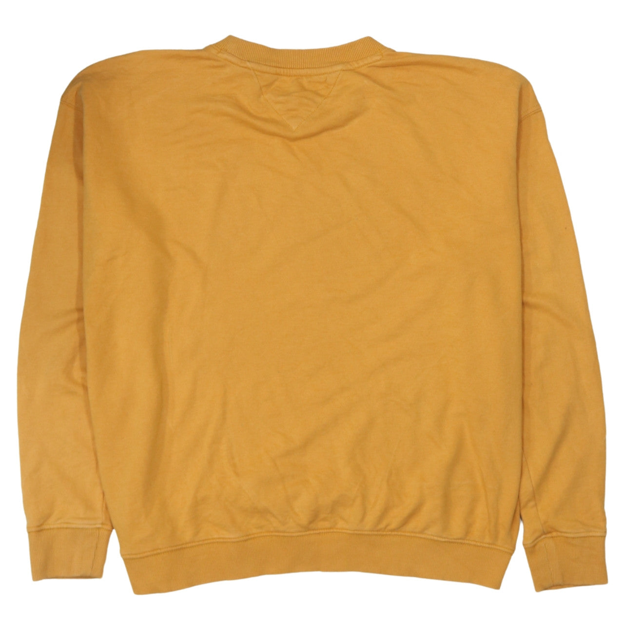 Tommy Jeans Mens Yellow Graphic Pullover Sweatshirt L Regular Fit