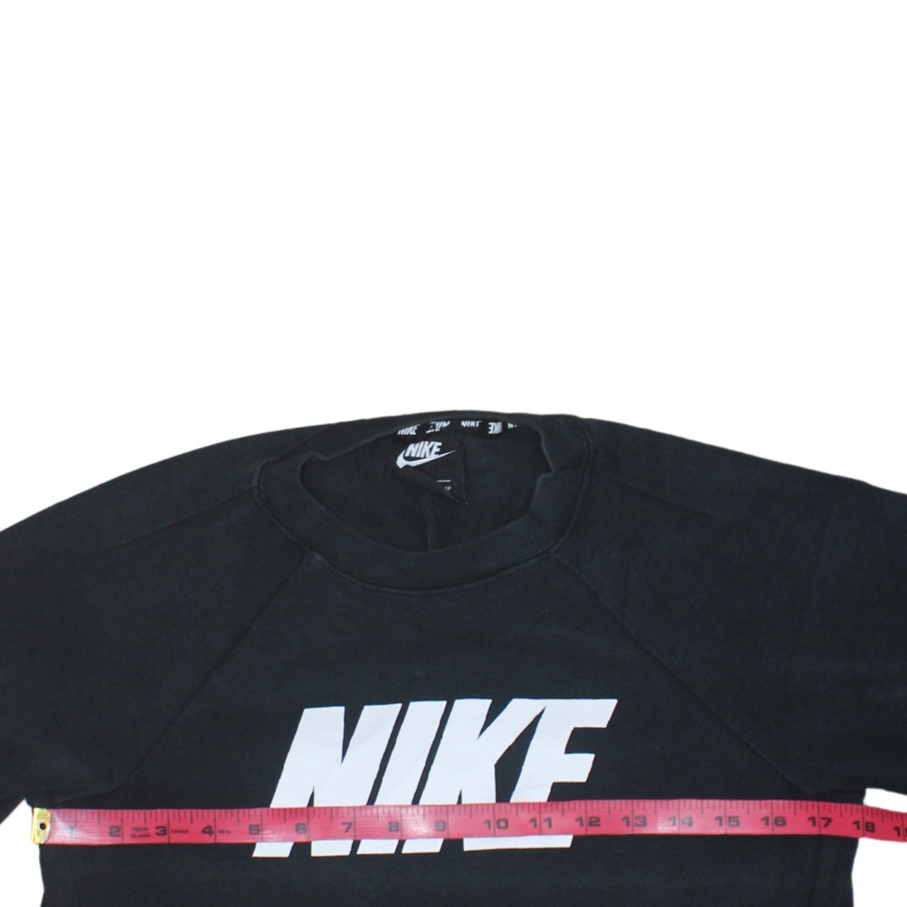 Nike Womens Black XS Pullover Crew Neck Sweatshirt