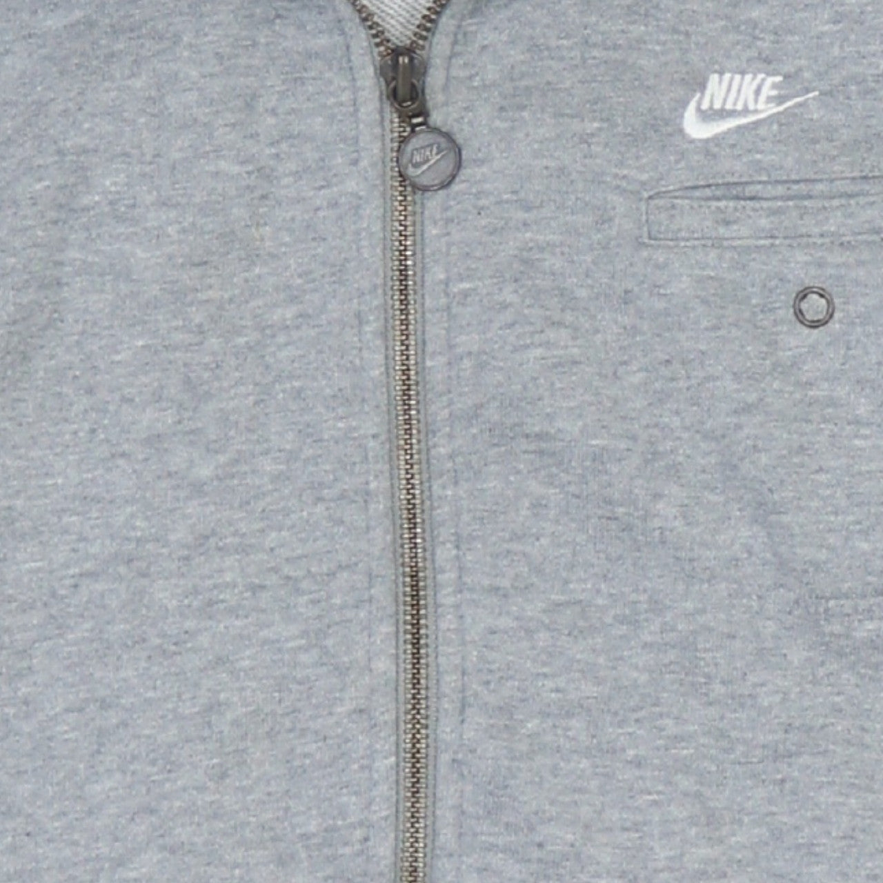 Nike Boys Grey Full Zip Sweatshirt L Jersey Athletic Casual