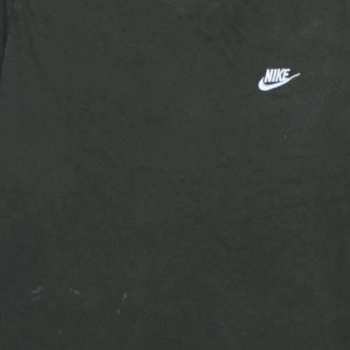 Nike Men's Black Crew Neck Short Sleeve Classic T-Shirt Size L